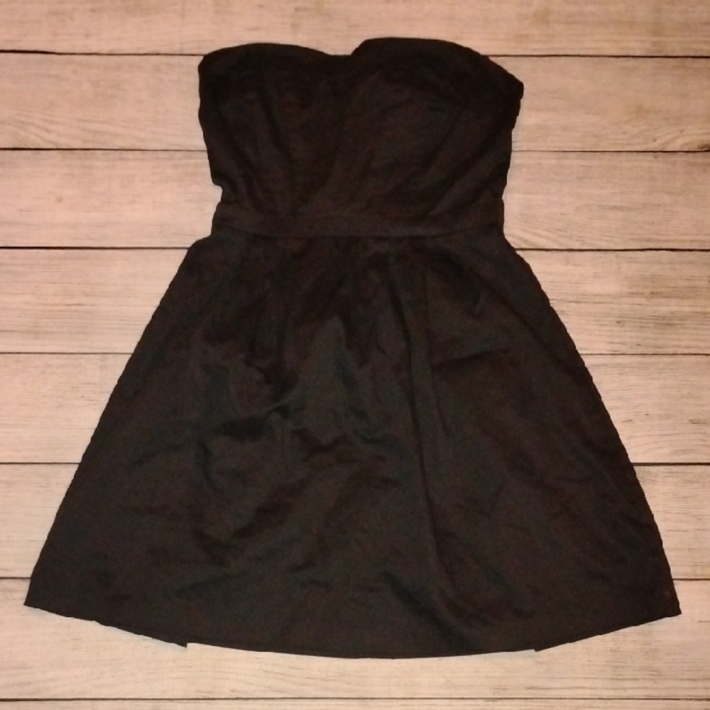 Black Strapless Dress